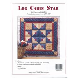 Log Cabin Star Wall Quilt Kit