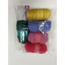 Felting Wool hand carded in...