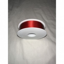 Red 25mm Double faced satin...