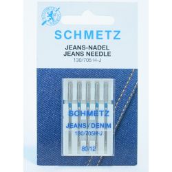 Jeans 80/12 Needles 5 Pack...