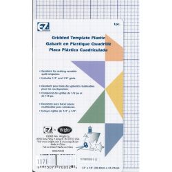Gridded Template Plastic 18x12