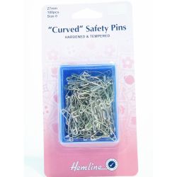 27 mm Curved Basting Pins